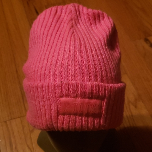 Pink Victoria's Secret hat
